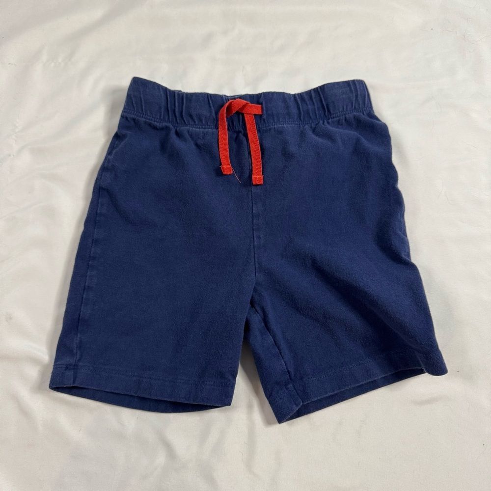 Baby Boden Navy Blue Shorts Toddler Size 18-24M Stripe Pocket Unisex Cotton